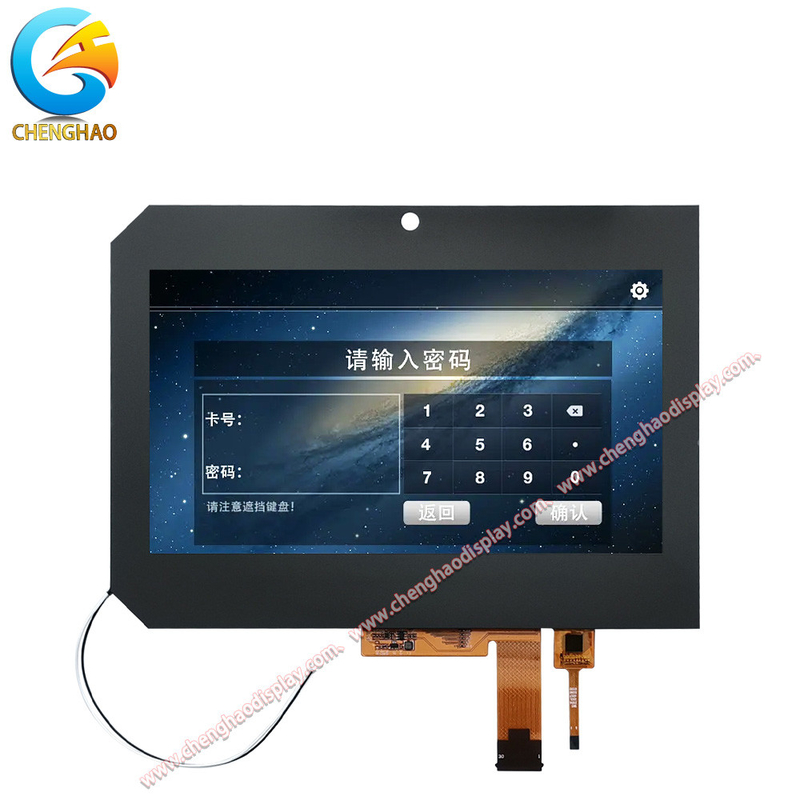 Custom IPS TFT Touch Screen 1280x720 8" Color LCD For Industrial Application