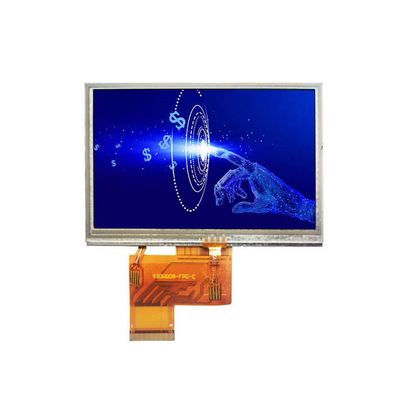 Pin RGB 40 модуля дисплея 250nit 480x272 сопротивляющийся LCD 4,3 дюйма