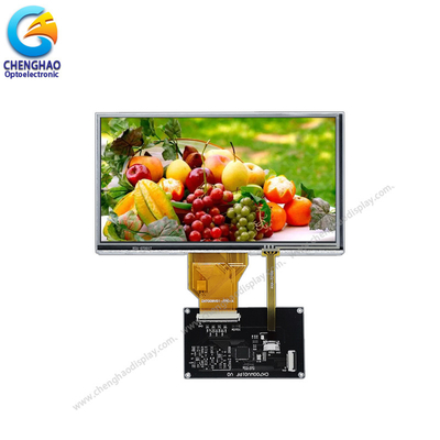 Модуль дисплея дюйма 800*480 LCD экрана касания 7 с сопротивляющейся сенсорной панелью