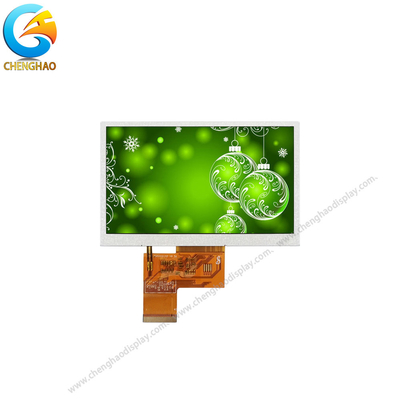 5,0 монитор 480*272 LCD высокой яркости дюйма 40pin ставит точки для медицинского