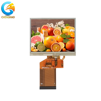 Свободный угол наблюдения TFT LCD показывает сопротивляющийся дюйм 320*240 экрана касания 3,5