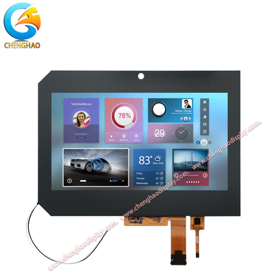 8-дюймовый полноцветный LCD дисплейный модуль с пользовательским сенсорным стеклянным покрытием