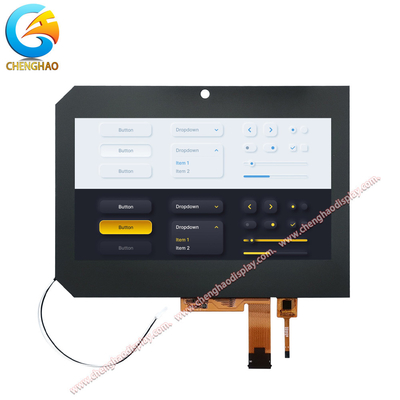8 дюймовый дисплей LVDS интерфейс 1280x720 Tft LCD с емкостным сенсорным экраном