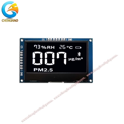 Соответствующий ROHS 128x64 Spi Oled дисплейный модуль 2.42 дюйма с использованием режима белого дисплея