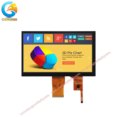 7-дюймовый IPS TFT LCD дисплейный модуль 1024x600 I2C сенсорный интерфейс 500 Cd/m2