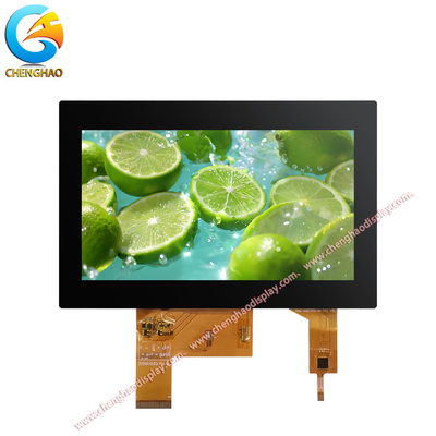 Промышленный LCD 7 дюймов разрешение 800x480 с емкостным сенсорным устройством