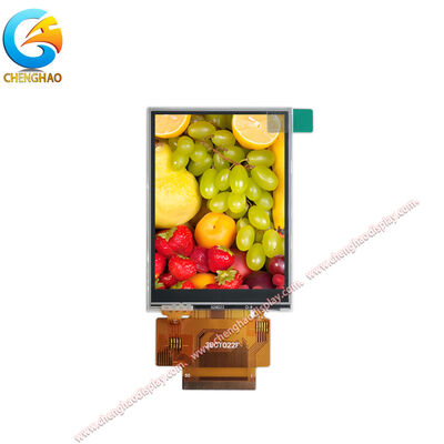 Промышленный 2,8-дюймовый модуль дисплея с сенсорным экраном, широкий температурный диапазон (-20~+70°C), 50-контактный FPC