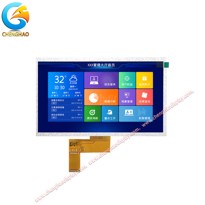 10.1 дюймовый 1024x600 TFT LCD дисплейный модуль с RGB интерфейсом - 400 cd/m2 Промышленный LCD