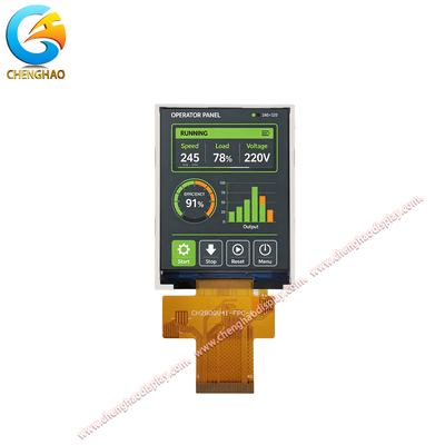 2.8-дюймовый IPS TFT ЖК-дисплей 240x320 QSPI 300 нит для промышленного HMI