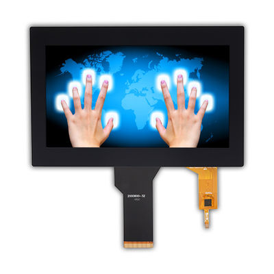 7-дюймовый 24-битный RGB TFT ЖК-монитор с настоящим цветом Rohs 200cd/m2