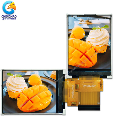 MCU Ctp IPS LCD панель 240x320 точек 300nits 3 линии 9 бит 262k SPI
