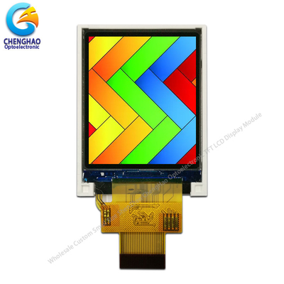 1.8 дюймовый 24 пин Tft Lcd дисплей Цветовой модуль 6 O'Clock 128 * 160 Nits Настроенная панель
